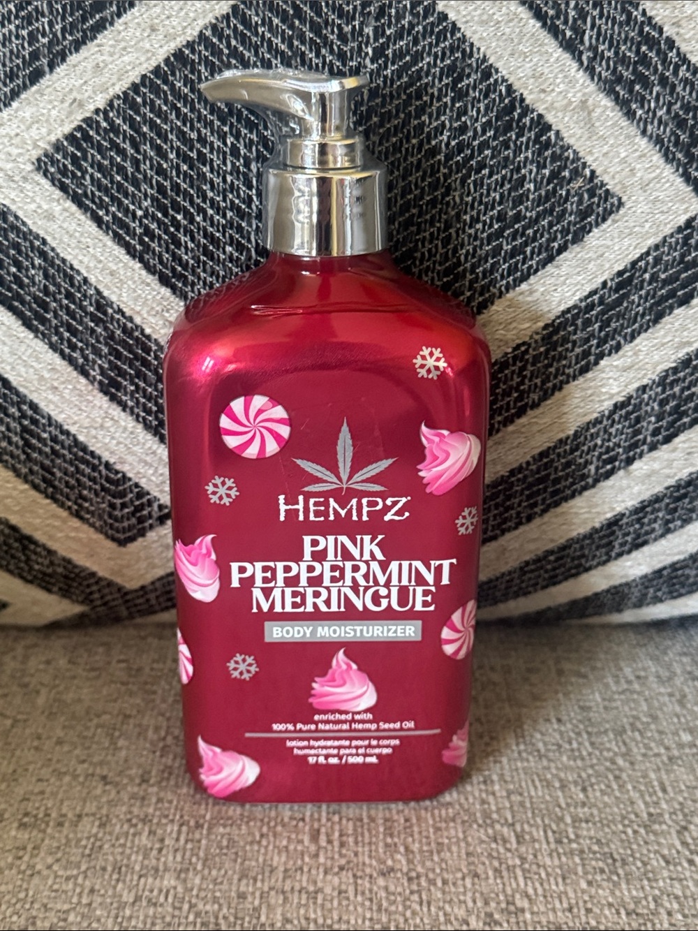 Hempz Pink Peppermint Meringue Body Moisturizer - 17 oz Unopened